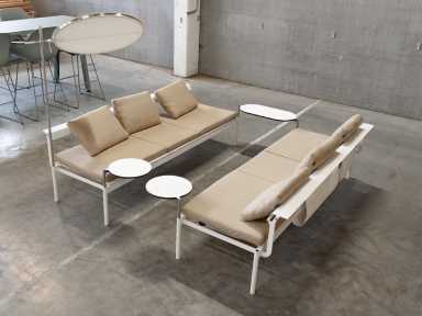 EXTREMIS SOL EN LUNA LIGBED/SOFA, SETPRIJS 2 STUKS