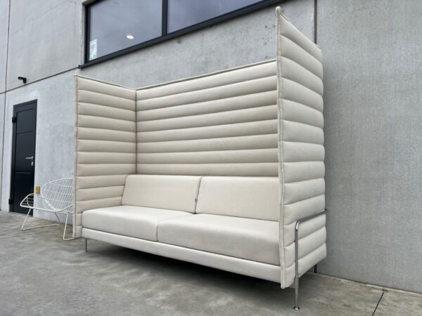 Verkocht, sorry! VITRA ALCOVE PLUS AKOESTISCHE SOFA 3-SEATER, ROOMDIVIDER