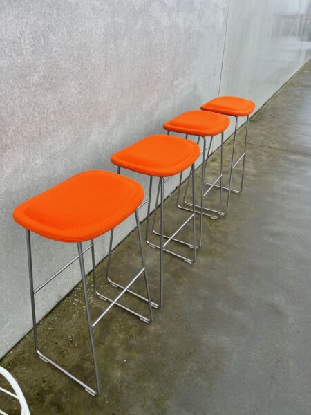 CAPPELLINI HI PAD STOOL ORANJE