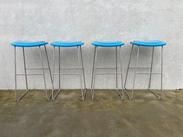 CAPPELLINI HI PAD STOOL BLAUW